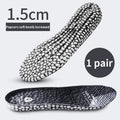 Men's And Women's Invisible Fully Cushioned Shock Absorbing PU Height Increasing Insoles
