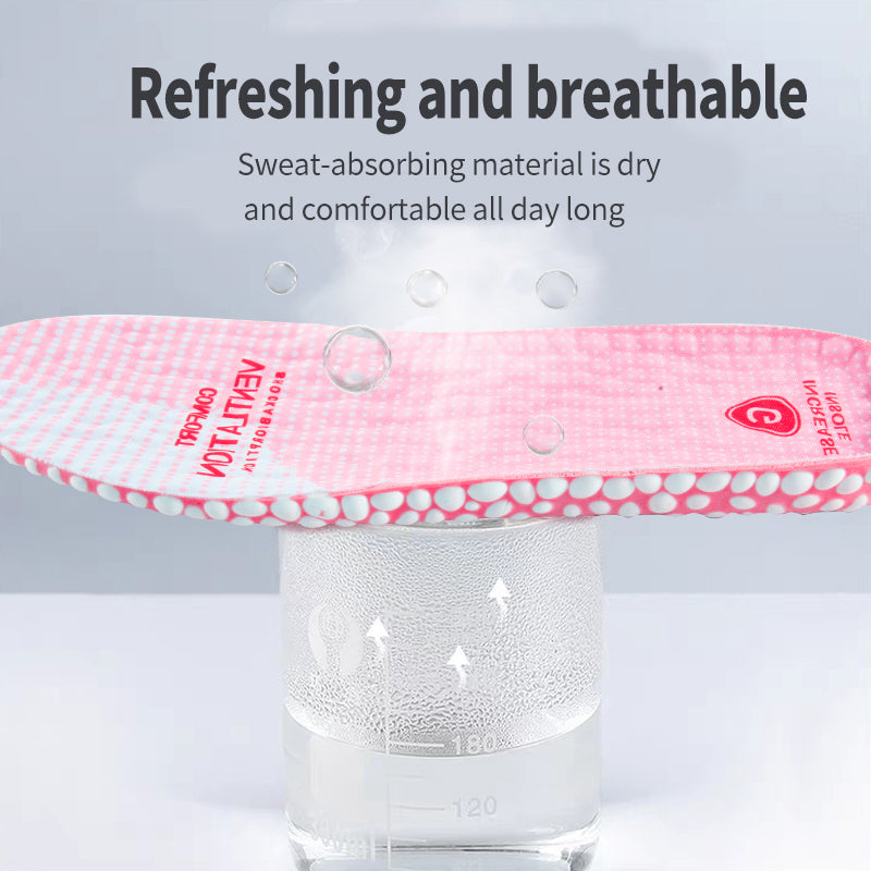 Men's And Women's Invisible Fully Cushioned Shock Absorbing PU Height Increasing Insoles