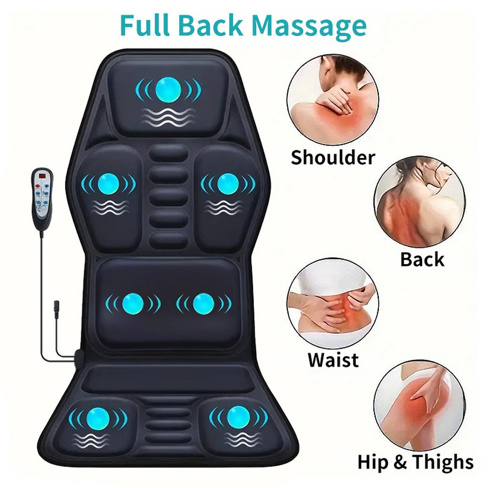 Massage Chair Pad,Back Massage With Heat,Massage Pad With 7Vibration Motors,Chair Massager For Office Chair, Massage Chair For Home Office Use